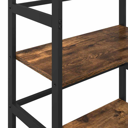 Bookshelf Smoked Oak 60 x 29.5 x 81 cm Engineered Wood