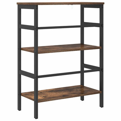 Bookshelf Smoked Oak 60 x 29.5 x 81 cm Engineered Wood