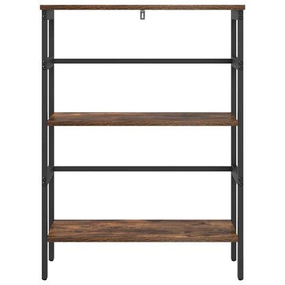 Bookshelf Smoked Oak 60 x 29.5 x 81 cm Engineered Wood