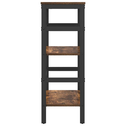 Bookshelf Smoked Oak 60 x 29.5 x 81 cm Engineered Wood