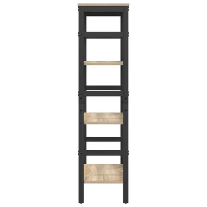 Bookshelf Sonoma Oak 60 x 29.5 x 115 cm Engineered Wood