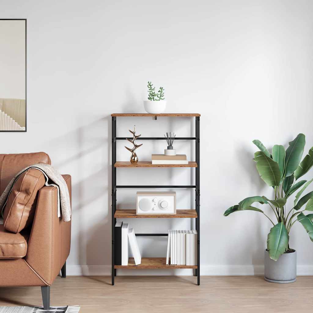 Bookshelf Old Wood 60 x 29.5 x 115 cm Engineered Wood