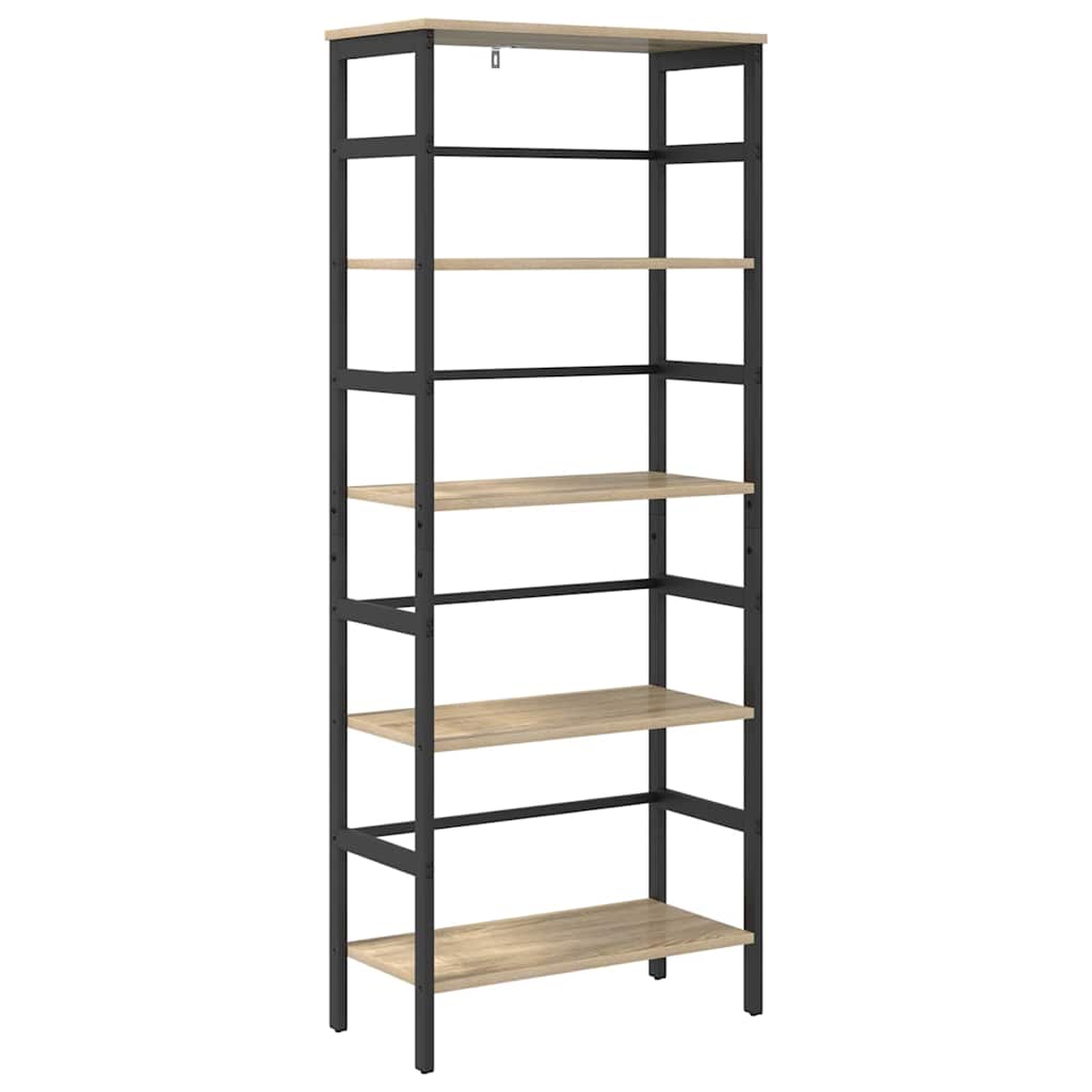 Bookshelf Sonoma Oak 60 x 29.5 x 149 cm Engineered Wood