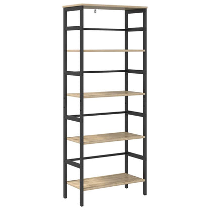Bookshelf Sonoma Oak 60 x 29.5 x 149 cm Engineered Wood