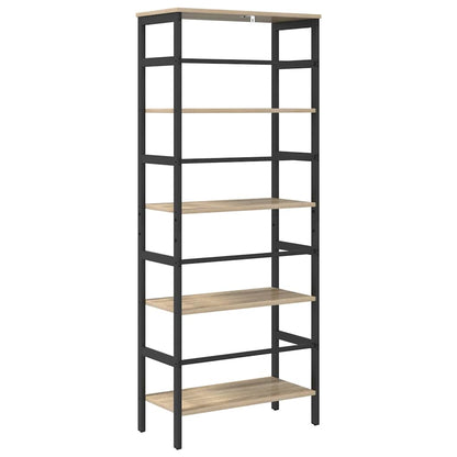 Bookshelf Sonoma Oak 60 x 29.5 x 149 cm Engineered Wood