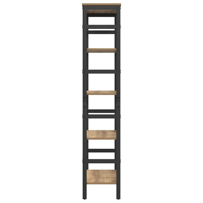 Bookshelf 4-Tier 60 x 29.5 x 149 cm Engineered Wood Artisan Oak