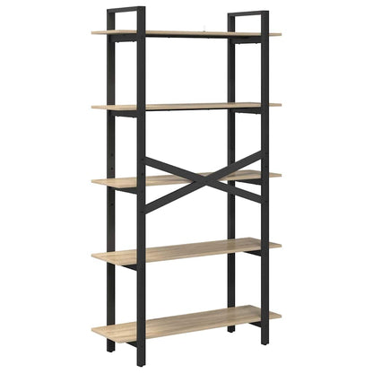 Bookshelf Sonoma Oak 100 x 33.5 x 178 cm Engineered Wood