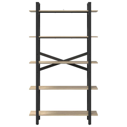 Bookshelf Sonoma Oak 100 x 33.5 x 178 cm Engineered Wood