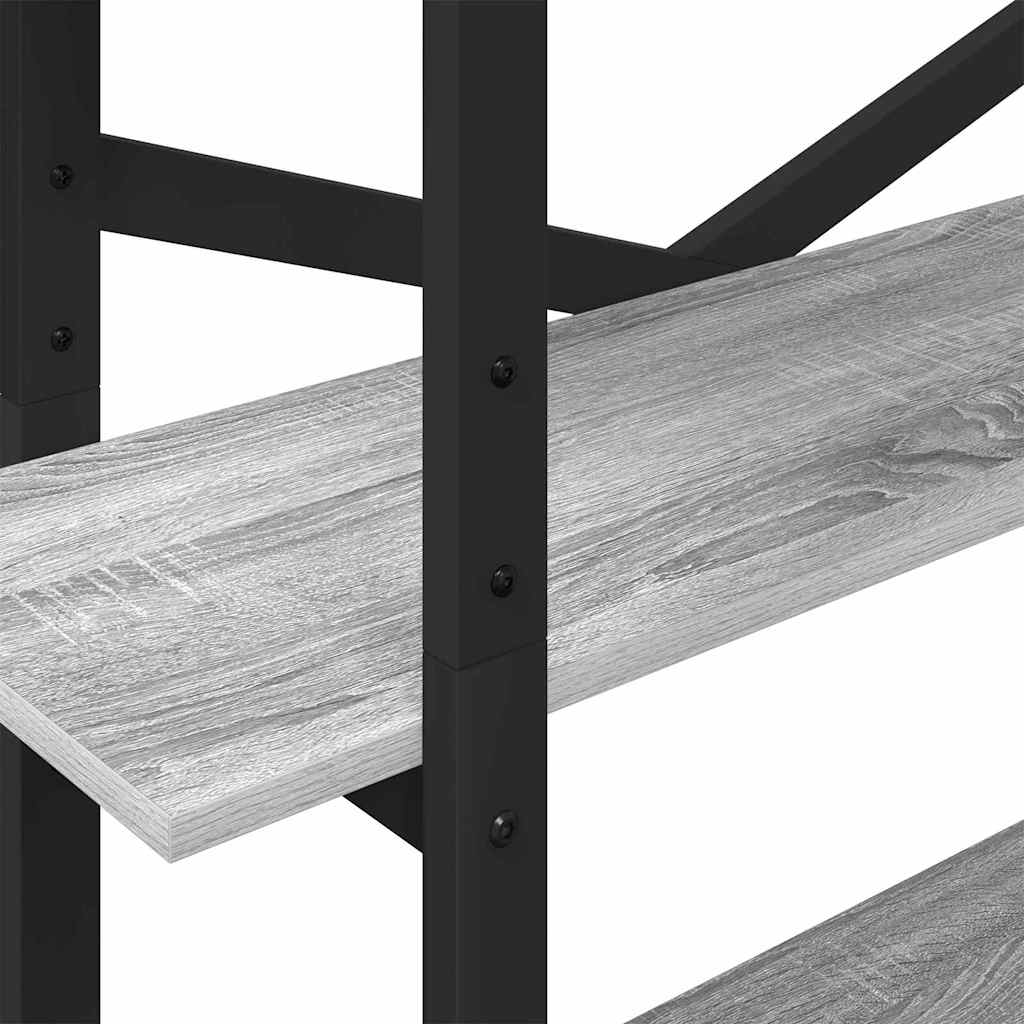 Bookshelf Grey Sonoma 100 x 33.5 x 178 cm Engineered Wood