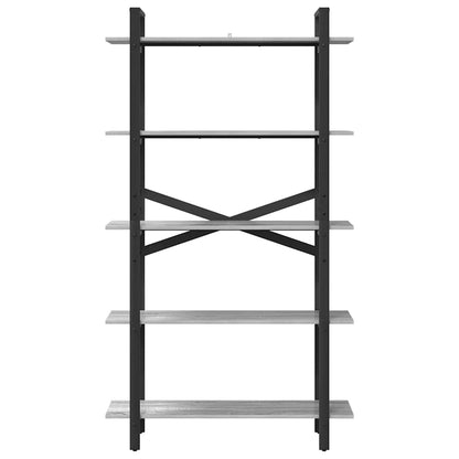 Bookshelf Grey Sonoma 100 x 33.5 x 178 cm Engineered Wood