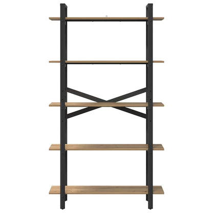 Bookshelf 5-Tier 100 x 33.5 x 178 cm Engineered Wood