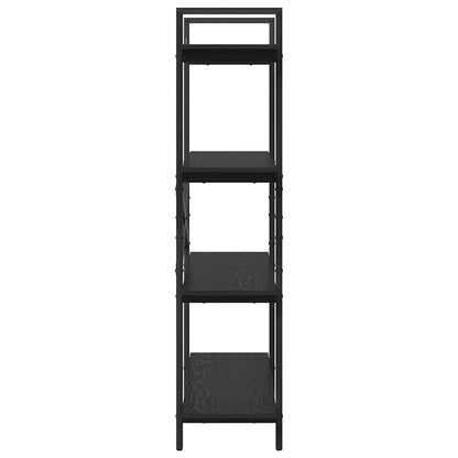 Bookshelf Black Oak 100 x 33.5 x 140 cm Engineered Wood