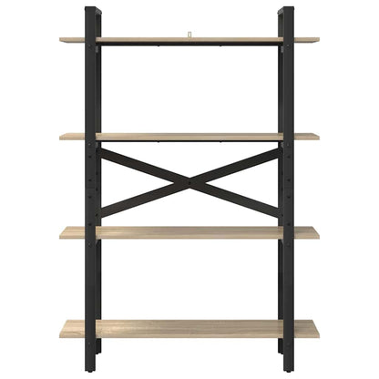 Bookshelf Sonoma Oak 100 x 33.5 x 140 cm Engineered Wood
