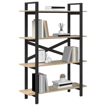 Bookshelf Sonoma Oak 100 x 33.5 x 140 cm Engineered Wood