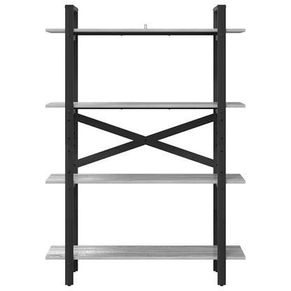 Bookshelf Grey Sonoma 100 x 33.5 x 140 cm Engineered Wood