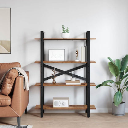 Bookshelf Old Wood 100 x 33.5 x 140 cm Engineered Wood