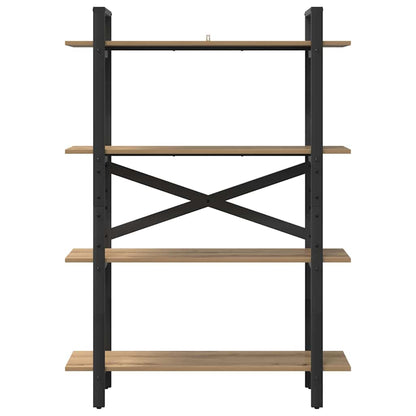 Bookshelf 4-Tier 100 x 33.5 x 140 cm Engineered Wood