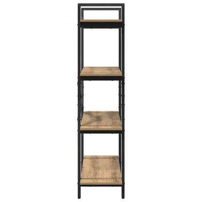 Bookshelf 4-Tier 100 x 33.5 x 140 cm Engineered Wood