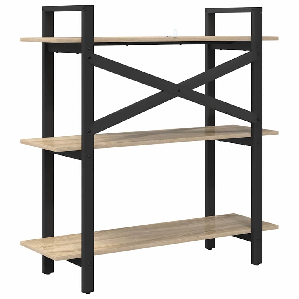 Bookshelf Sonoma Oak 100 x 33.5 x 102 cm Engineered Wood