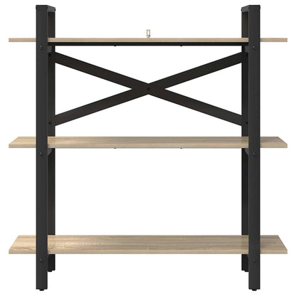Bookshelf Sonoma Oak 100 x 33.5 x 102 cm Engineered Wood