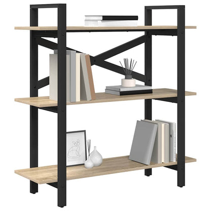 Bookshelf Sonoma Oak 100 x 33.5 x 102 cm Engineered Wood