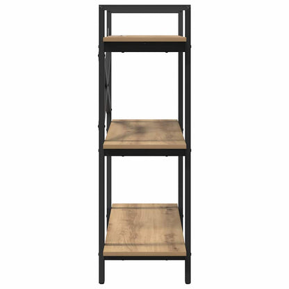 Bookshelf 3-Tier 100 x 33.5 x 102 cm Engineered Wood