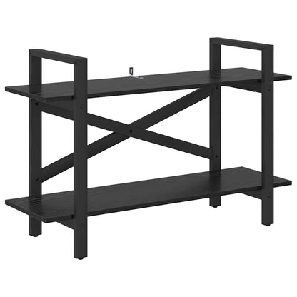 Bookshelf Black Oak 100 x 33.5 x 64 cm Engineered Wood