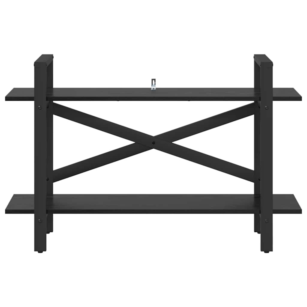 Bookshelf Black Oak 100 x 33.5 x 64 cm Engineered Wood