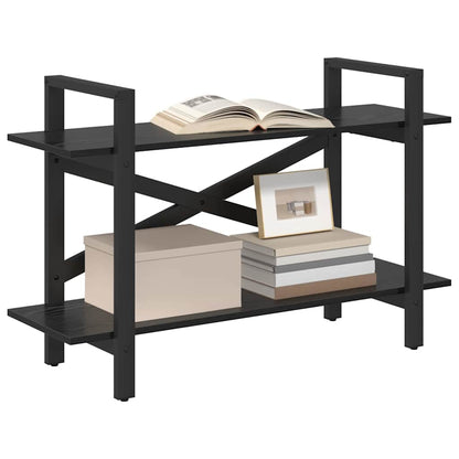 Bookshelf Black Oak 100 x 33.5 x 64 cm Engineered Wood