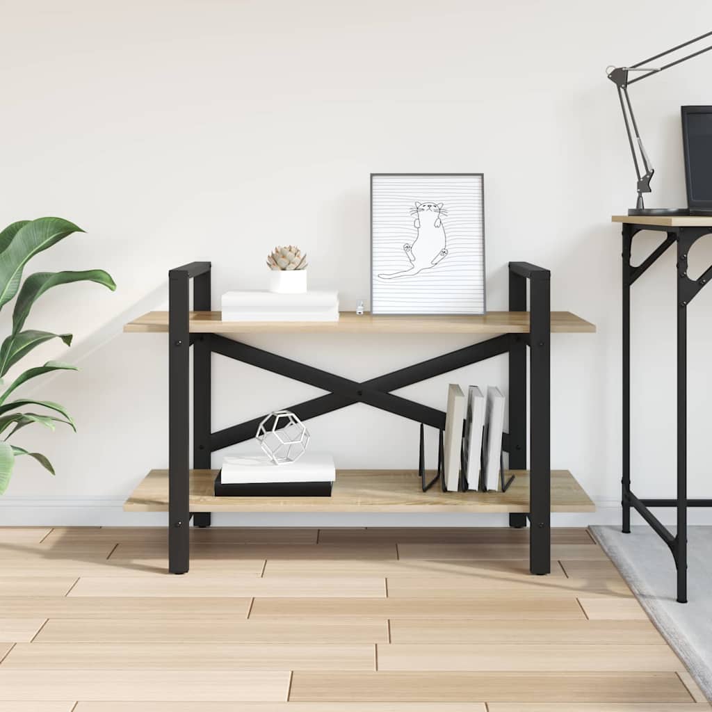 Bookshelf Sonoma Oak 100 x 33.5 x 64 cm Engineered Wood