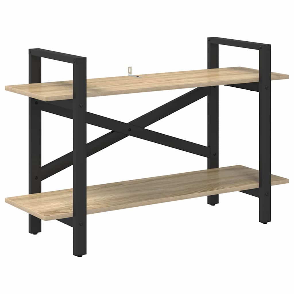 Bookshelf Sonoma Oak 100 x 33.5 x 64 cm Engineered Wood