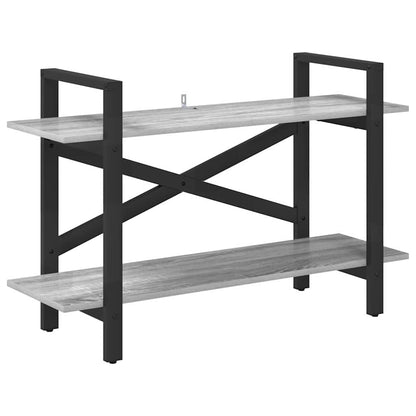 Bookshelf Grey Sonoma 100 x 33.5 x 64 cm Engineered Wood