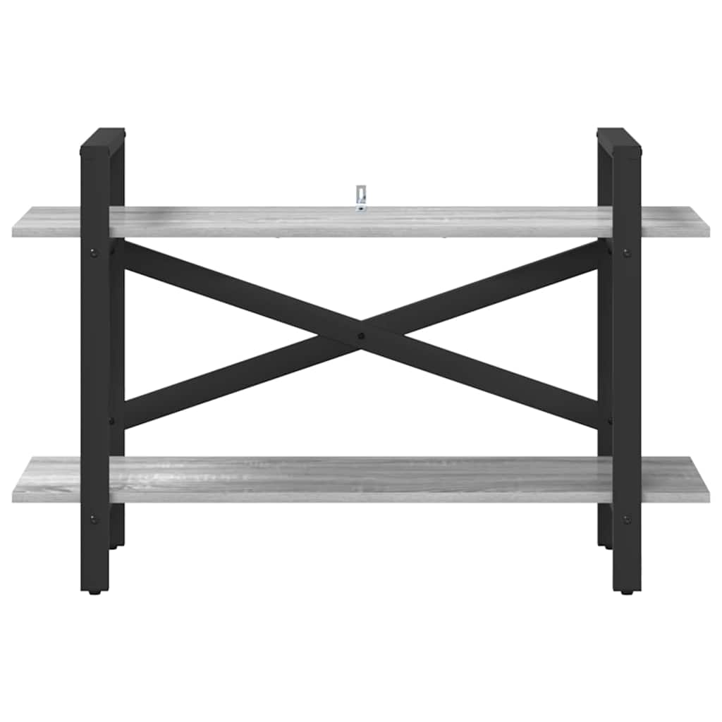 Bookshelf Grey Sonoma 100 x 33.5 x 64 cm Engineered Wood