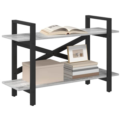 Bookshelf Grey Sonoma 100 x 33.5 x 64 cm Engineered Wood