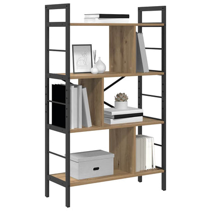 Bookshelf 7-Tier 75 x 30 x 123.5 cm Engineered Wood Artisan Oak