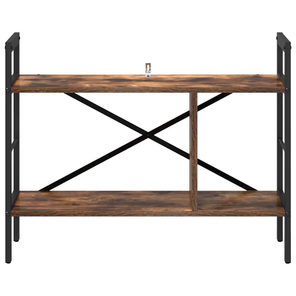 Bookshelf Smoked Oak 75 x 30 x 58.5 cm Engineered Wood