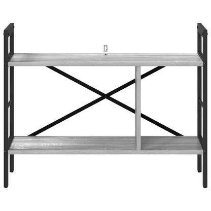 Bookshelf Grey Sonoma 75 x 30 x 58.5 cm Engineered Wood