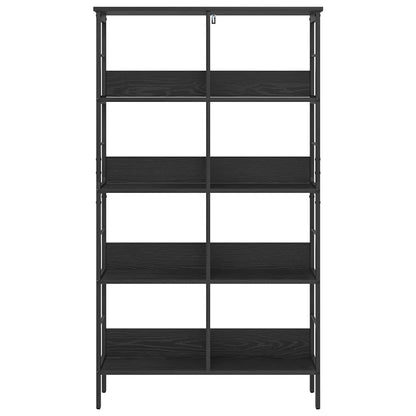 Bookshelf Black Oak 82 x 32 x 144.5 cm Engineered Wood