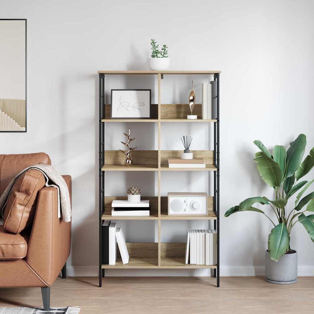 Bookshelf Sonoma Oak 82 x 32 x 144.5 cm Engineered Wood