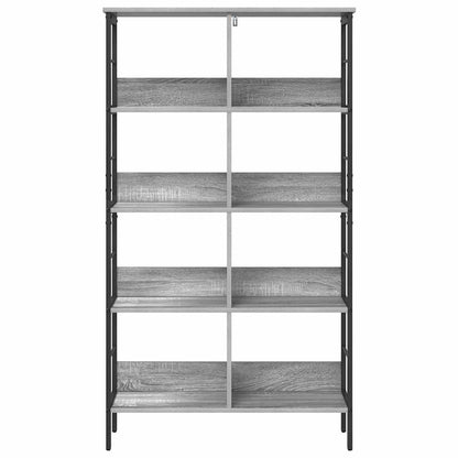 Bookshelf Grey Sonoma 82 x 32 x 144.5 cm Engineered Wood