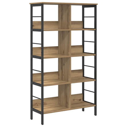 Bookshelf 8-Tier 82 x 32 x 144.5 cm Engineered Wood Artisan Oak