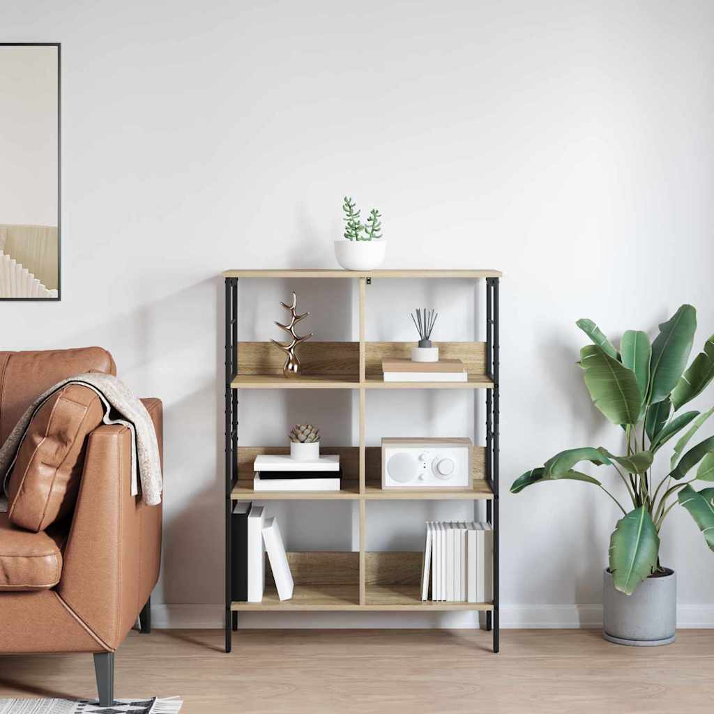 Bookshelf Sonoma Oak 82 x 32 x 112 cm Engineered Wood
