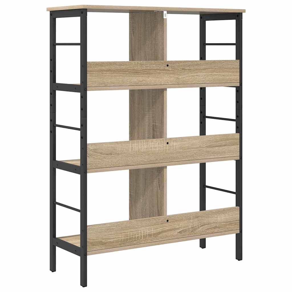 Bookshelf Sonoma Oak 82 x 32 x 112 cm Engineered Wood