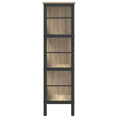Bookshelf Sonoma Oak 82 x 32 x 112 cm Engineered Wood