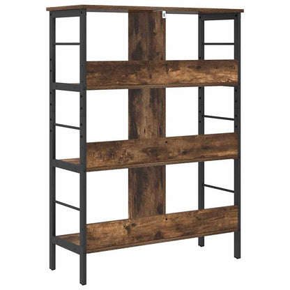 Bookshelf Smoked Oak 82 x 32 x 112 cm Engineered Wood