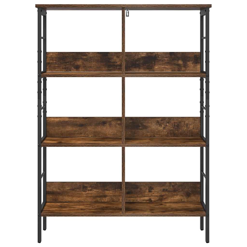 Bookshelf Smoked Oak 82 x 32 x 112 cm Engineered Wood