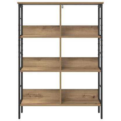 Bookshelf 6-Tier 82 x 32 x 112 cm Engineered Wood Artisan Oak