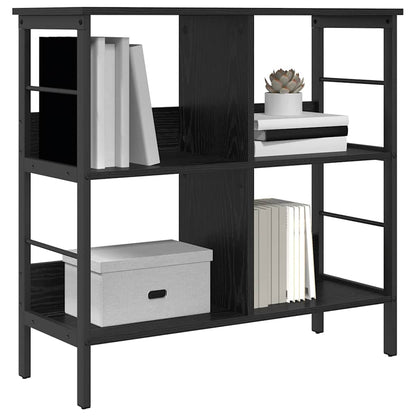Bookshelf Black Oak 82 x 32 x 79 cm Engineered Wood
