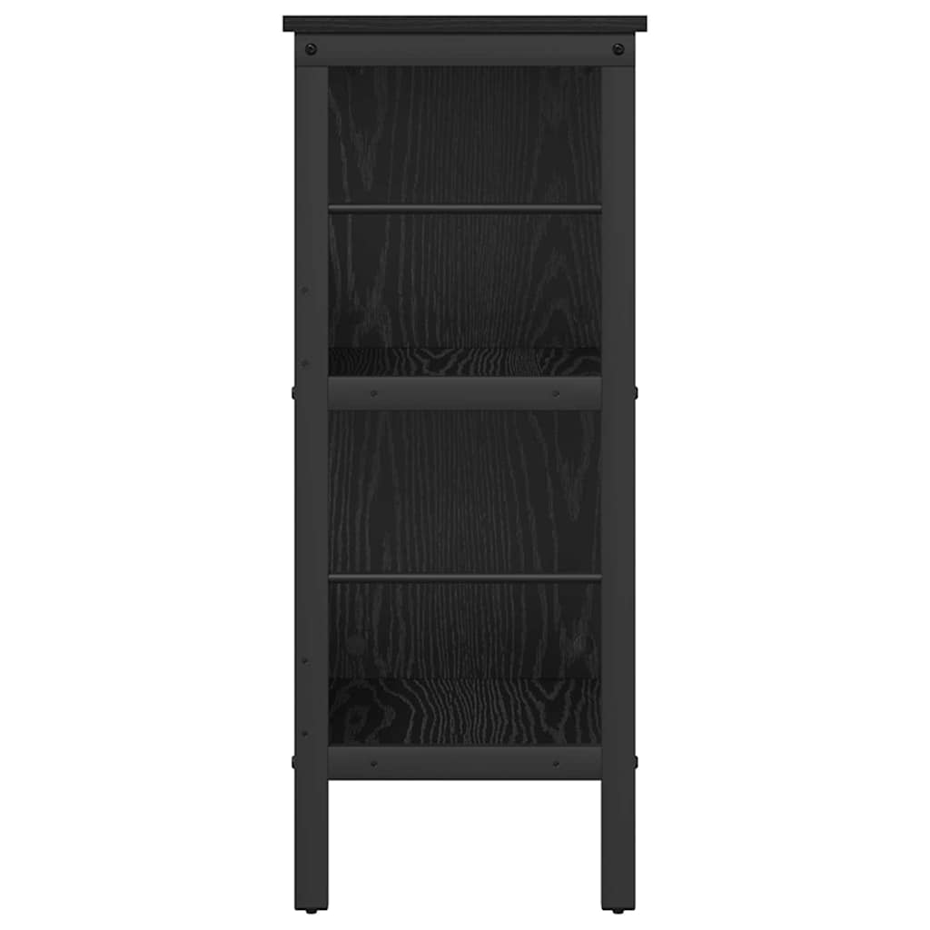 Bookshelf Black Oak 82 x 32 x 79 cm Engineered Wood