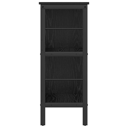 Bookshelf Black Oak 82 x 32 x 79 cm Engineered Wood